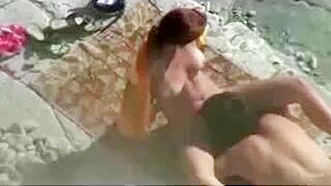 Shocking! Exhibitionist Couple Pounding At The Beach Exposed By Pervy Camera