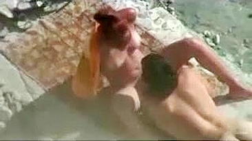 Shocking! Exhibitionist Couple Pounding At The Beach Exposed By Pervy Camera