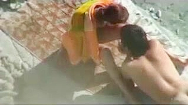 Shocking! Exhibitionist Couple Pounding At The Beach Exposed By Pervy Camera