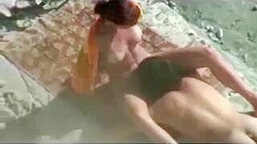 Shocking! Exhibitionist Couple Pounding At The Beach Exposed By Pervy Camera