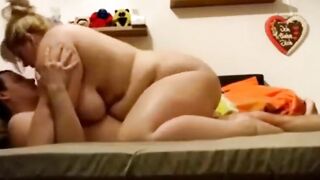 Horny BBW MOM Fucks Anything with a Hole! Cum Watch Her Get Filled Up!