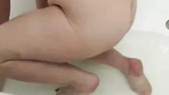 Big Ass BBW MOM Gets Cumshotted All Over Her Fat Tits and Cunt!