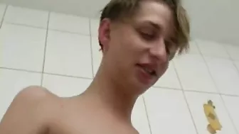 Big Ass BBW MOM Gets Cumshotted All Over Her Fat Tits and Cunt!