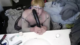 Fucking nasty ass BBW MOM gets her pussy punished on camera, son films her cunt and cums his load!!!