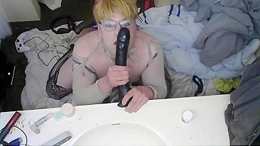 Fucking nasty ass BBW MOM gets her pussy punished on camera, son films her cunt and cums his load!!!