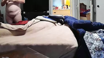 Sick Perv Cums on Mom's! Yea, that bitch breaks my balls when she changes dirty panties