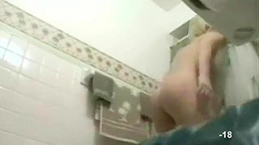 Sis' Shower Goes Viral, Bro Gets a Load Off Watching Her Every Day on Spy Cam!