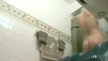 Sis' Shower Goes Viral, Bro Gets a Load Off Watching Her Every Day on Spy Cam!