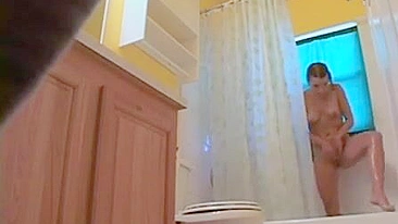 Caught Shaving Her Pussy! Bro's Sneaky Shower Stash Unearths Sis' Sexy Secrets!
