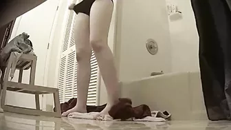 Perverted Bro Snaps Sis in the Shower on Spy Cam, Can't Stop Jerkin' to on Her Naked Body.