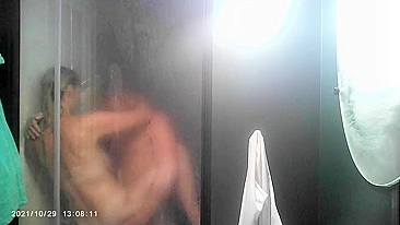 Sneaky Cam Caught Mom & Dad Fuckin Raw, Horny Milf Sucks Dick, Takes It Up The Ass