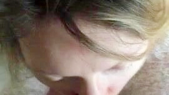 Cum-Hungry Cougar Mom Chomps Down on Step Son's Meat, Swallowing Cum