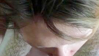 Cum-Hungry Cougar Mom Chomps Down on Step Son's Meat, Swallowing Cum