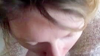 Cum-Hungry Cougar Mom Chomps Down on Step Son's Meat, Swallowing Cum