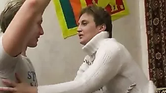 Holy shit, son! Your dick's so big, you're gonna make mama pop! This incest shit's hot as fuck!