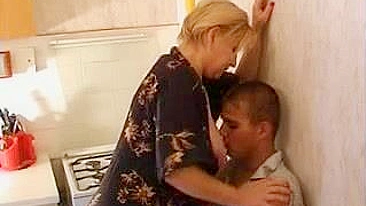 Mommy's trembling cunt gulps down son's spurting load - Incest tastes so sweet!