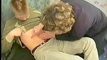 Real Incest ~  48yo Mom's gettin' drilled by her son's hard as crag rock dick!