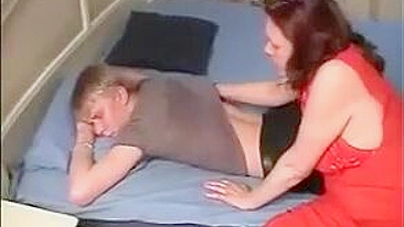 Incest sex video shows a son drilling his mom with his dick until she cums like crazy!