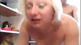 Mom Swallows Son's Load - Taboo Family Fun!