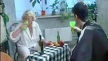 Mom Gets Filled Up by Son's Beef Stick - In-fucking-cest Sex Video!