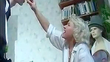 Mom Gets Filled Up by Son's Beef Stick - In-fucking-cest Sex Video!