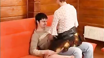 Mom Sucks Son's Monster Cock -  Incest & Taboo Family Fucking!