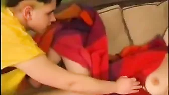 Mom Sucks Son's Cock Before they Both Enjoy a Mind-Blowing Double Penetration!