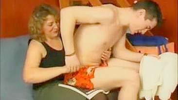 Fuckin Son's Pounding His Momma's Cunt, Giving Her the Real Incest Ride of Her Life!