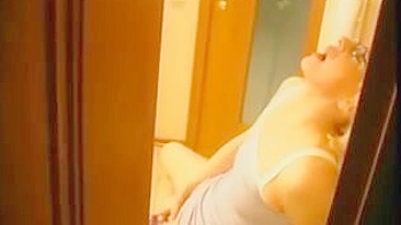 This XXX video of a hot MILF mom and son fucking with abandon on the bed is fucking intense!
