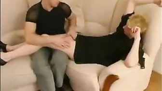 Hot Mom & Horny Son Fuck Like There's No Tomorrow Right On Bed!