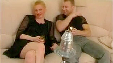 Hot Mom & Horny Son Fuck Like There's No Tomorrow Right On Bed!