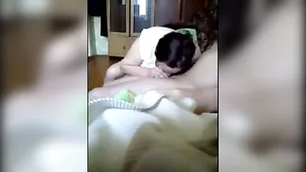 Son's Dick Drives Mom's Pussy Crazy While Dad's Away!