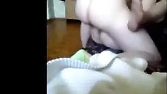 Son's Dick Drives Mom's Pussy Crazy While Dad's Away!