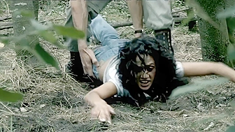 Two Stupid Sluts Gets Kidnapped and Raped in the Forest by a Bunch of Cunt-Hungry Assholes!