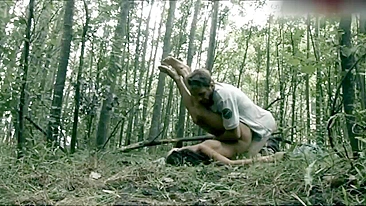 Two Stupid Sluts Gets Kidnapped and Raped in the Forest by a Bunch of Cunt-Hungry Assholes!