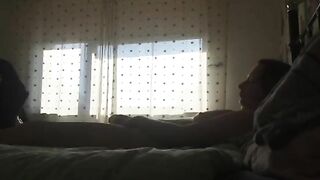 Perv mom caught farting and masturbating on hidden cam!