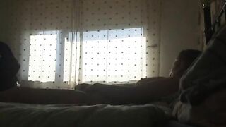 Perv mom caught farting and masturbating on hidden cam!