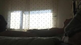 Perv mom caught farting and masturbating on hidden cam!