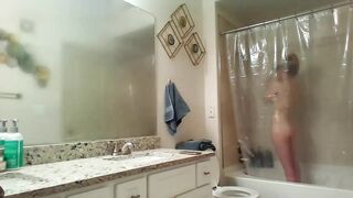 Sister Caught Masturbate With A Held Shower Head In The Bathroom!