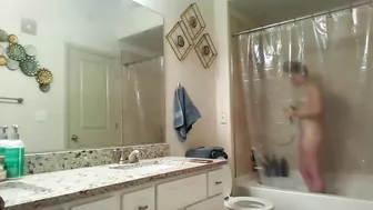 Sister Caught Masturbate With A Held Shower Head In The Bathroom!
