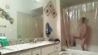Sister Caught Masturbate With A Held Shower Head In The Bathroom!