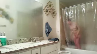 Sister Caught Masturbate With A Held Shower Head In The Bathroom!