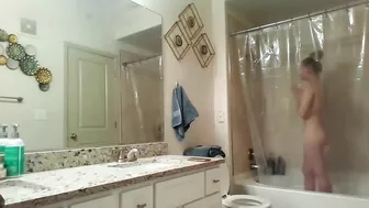 Sister Caught Masturbate With A Held Shower Head In The Bathroom!