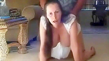 Horny MILF Banged by Her Own Son! Daddy's Got Some Catching Up to Do!