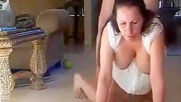 Horny MILF Banged by Her Own Son! Daddy's Got Some Catching Up to Do!