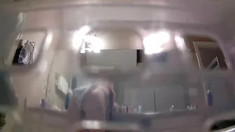 A hidden camera catches my naked sister in the shower