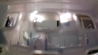 A hidden camera catches my naked sister in the shower