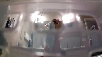 A hidden camera catches my naked sister in the shower