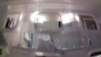 A hidden camera catches my naked sister in the shower