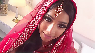 This fresh-faced Indian bride fucks like a champ, pure cock-pleasing gold!